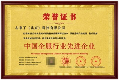 右來了科技榮獲“中國企服行業(yè)先進(jìn)企業(yè)”稱號，彰顯信息系統(tǒng)集成服務(wù)卓越實(shí)力